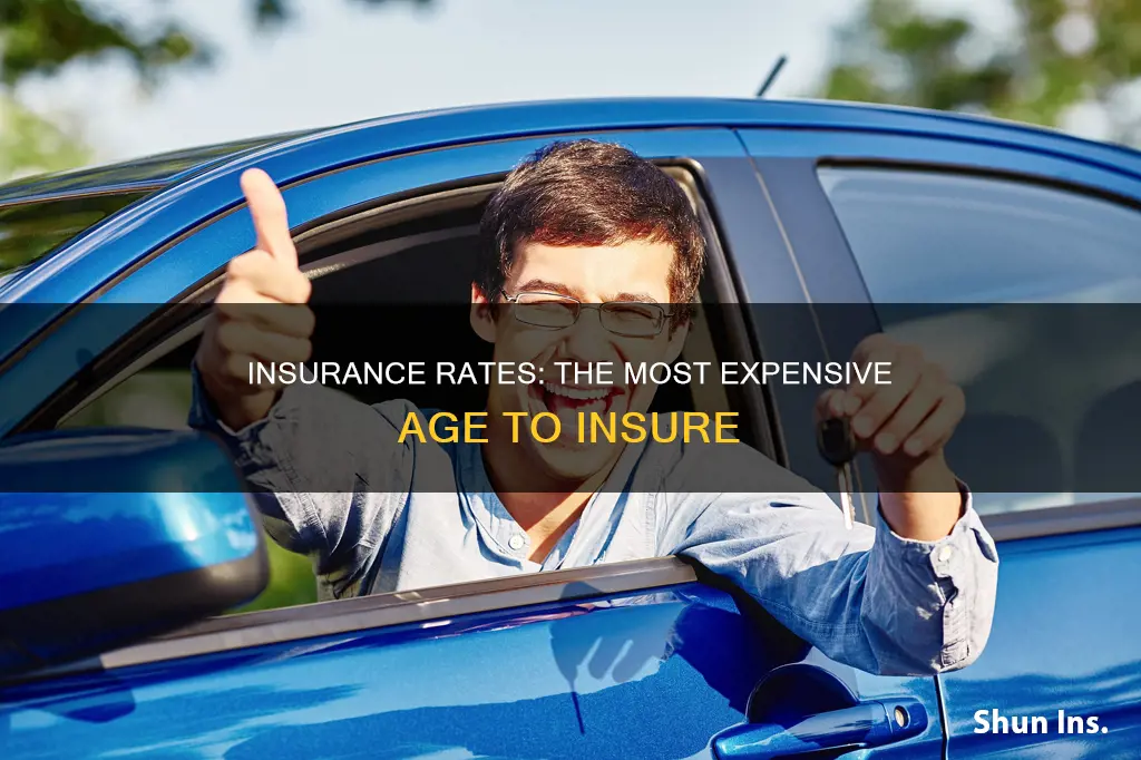 what age has the highest insurance rates