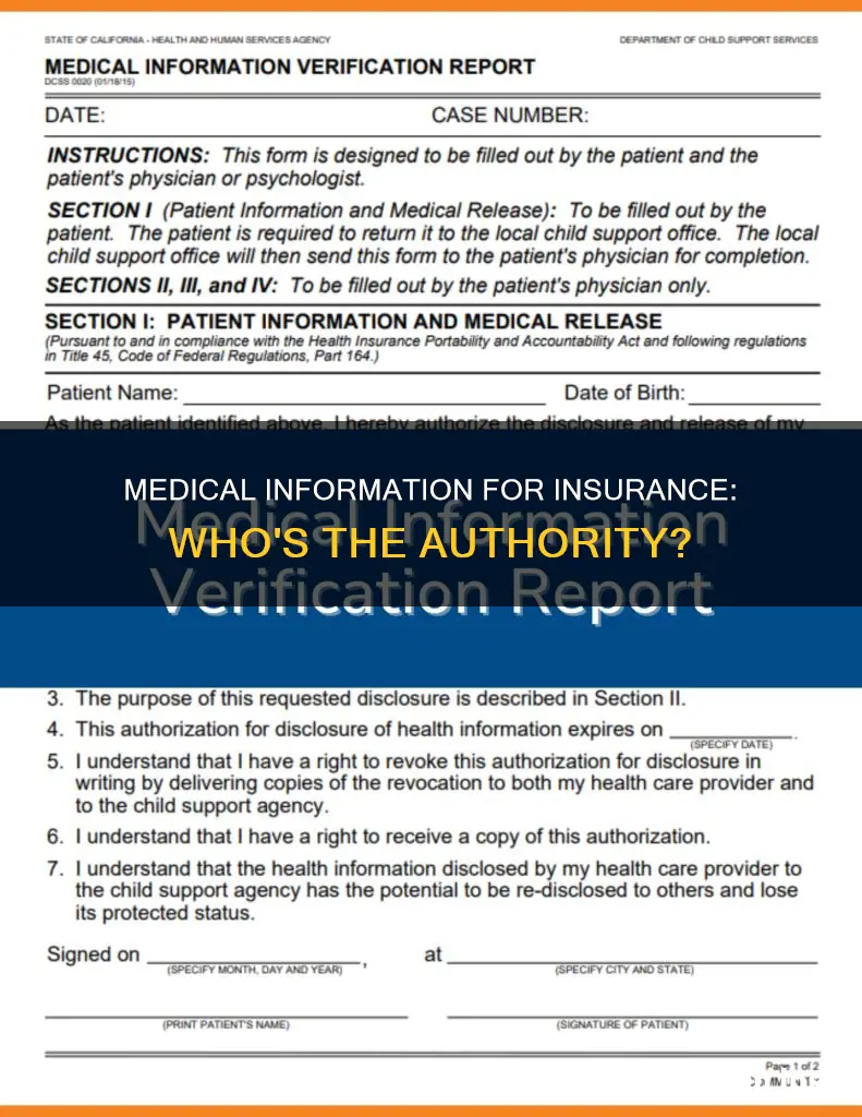 what agency provides reliable medical information for insurance companies