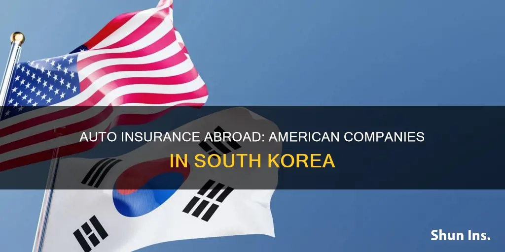 what american auto insurance companies insure in south korea