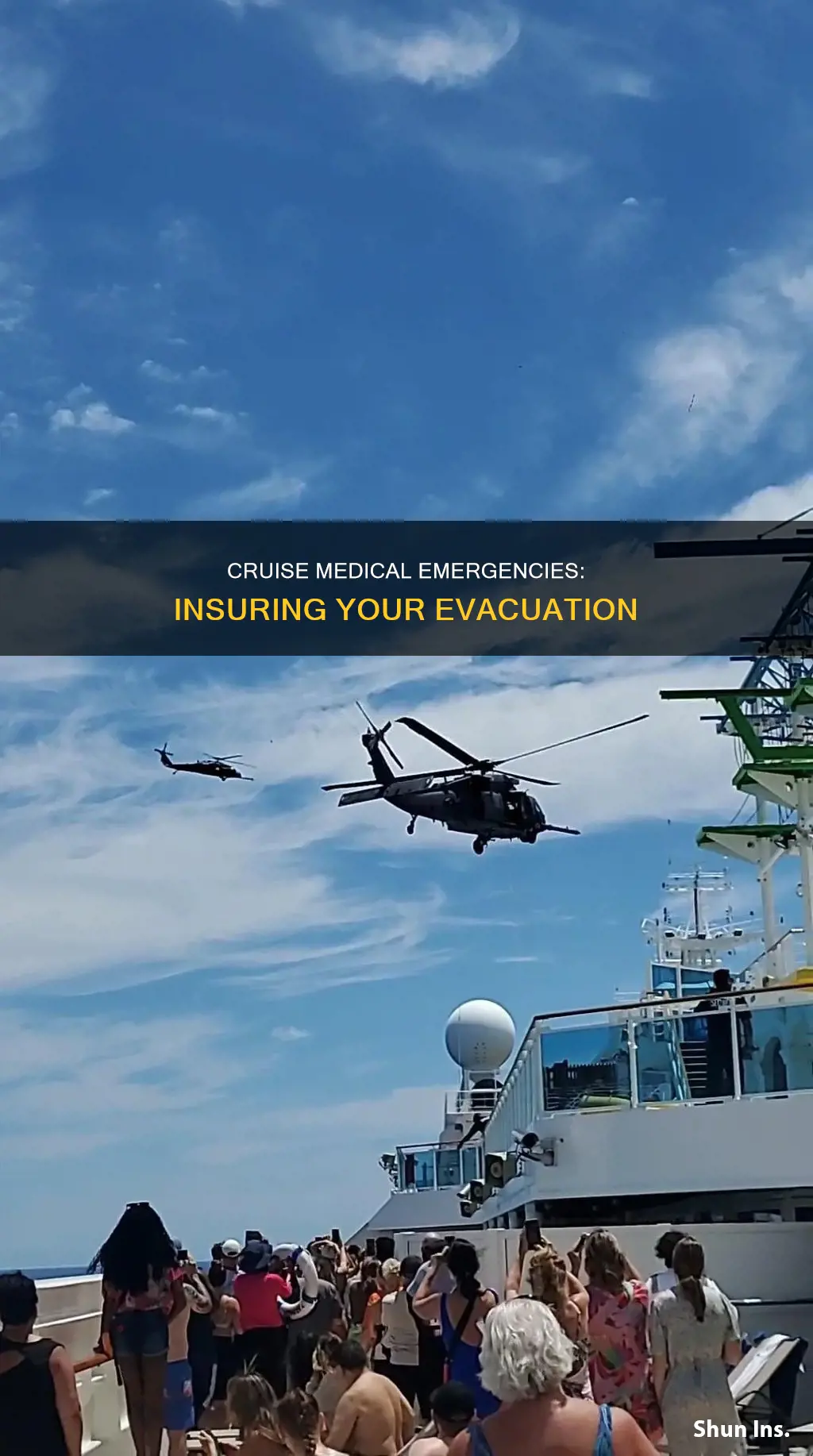 what amount of insurance for medical evacuation on a cruise