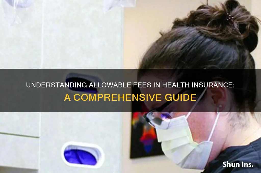 what are allowable fees health insurance