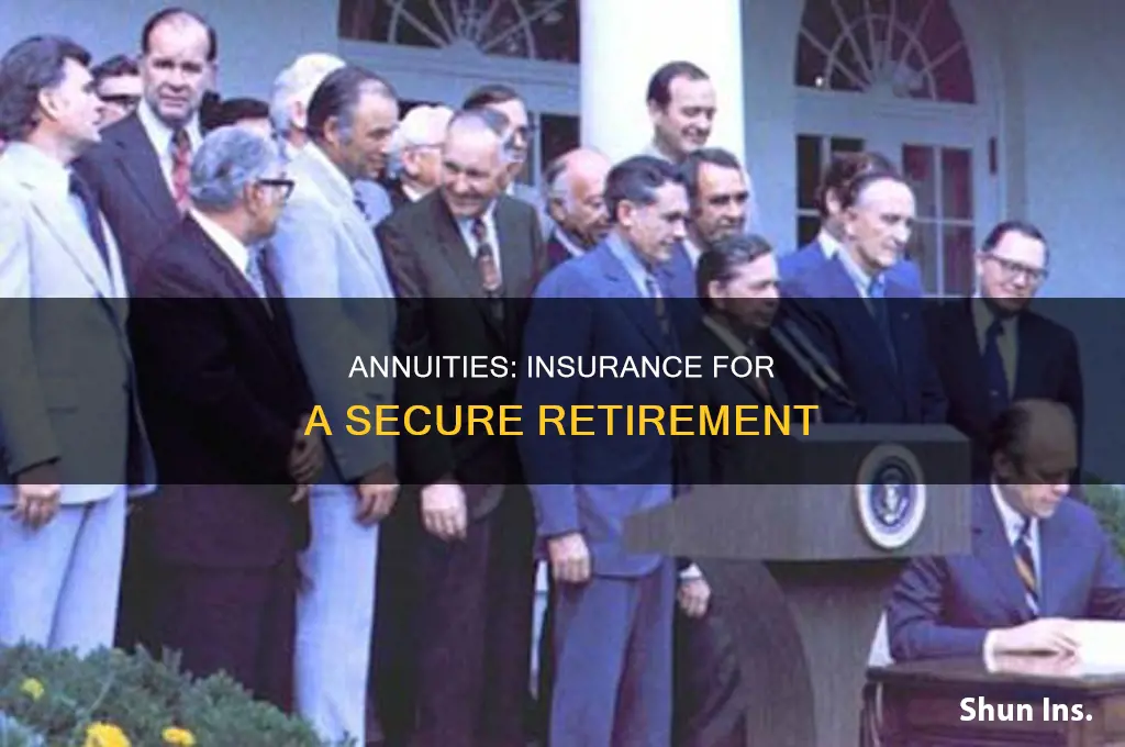 what are annuities in insurance