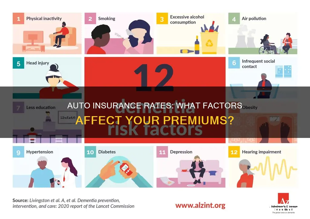 what are auto insurance rates based on