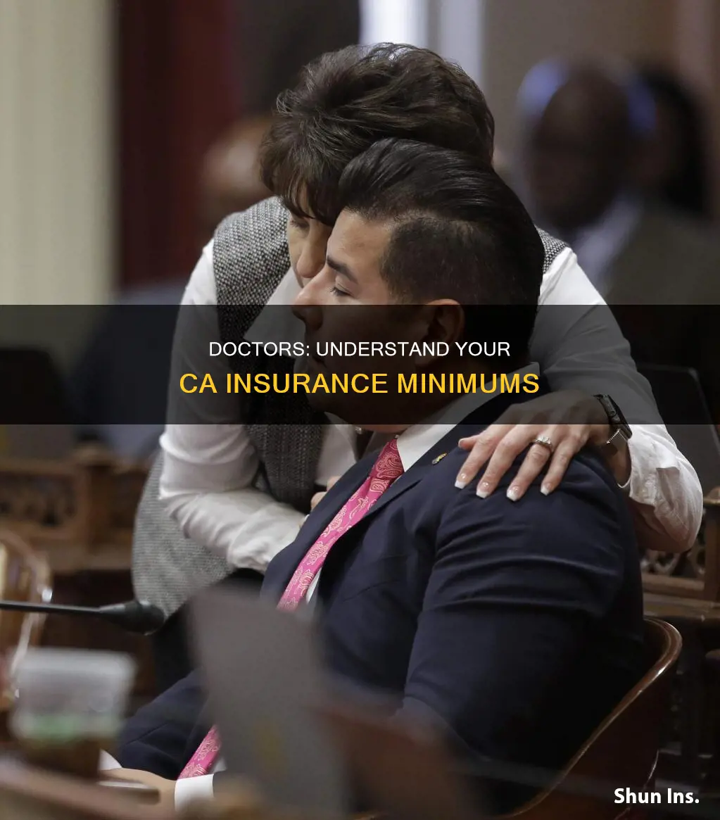 what are ca minimum carrying requirements for doctors medical insurance