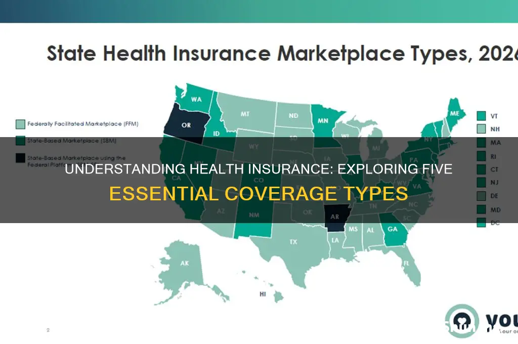 what are five types of health insurance
