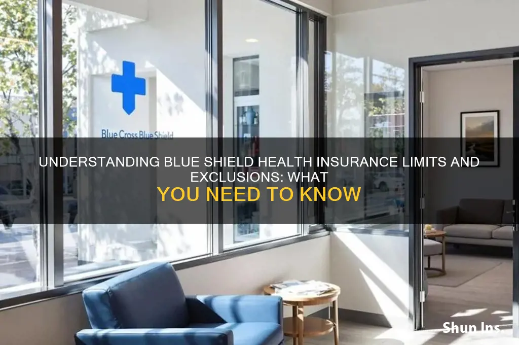 what are limits and exclusion health insurance blue shield