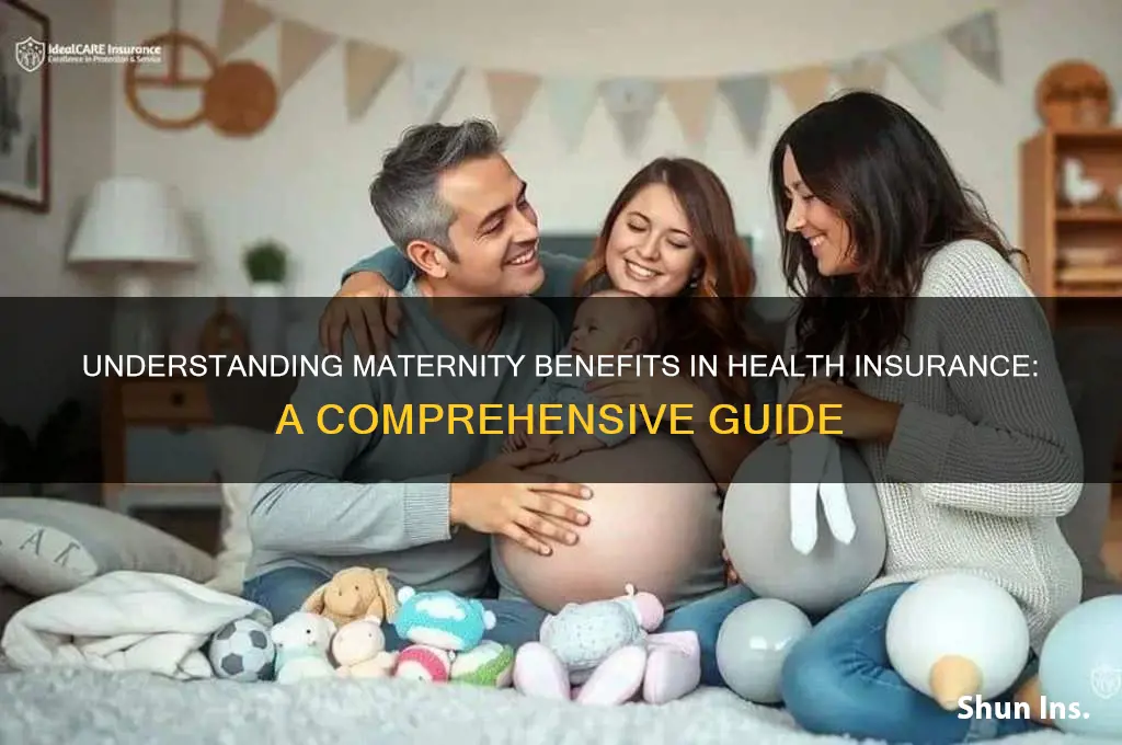 what are maternity benefits in health insurance