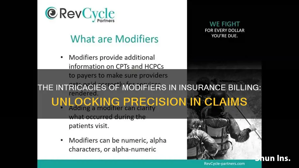 what are modifiers in insurance billing