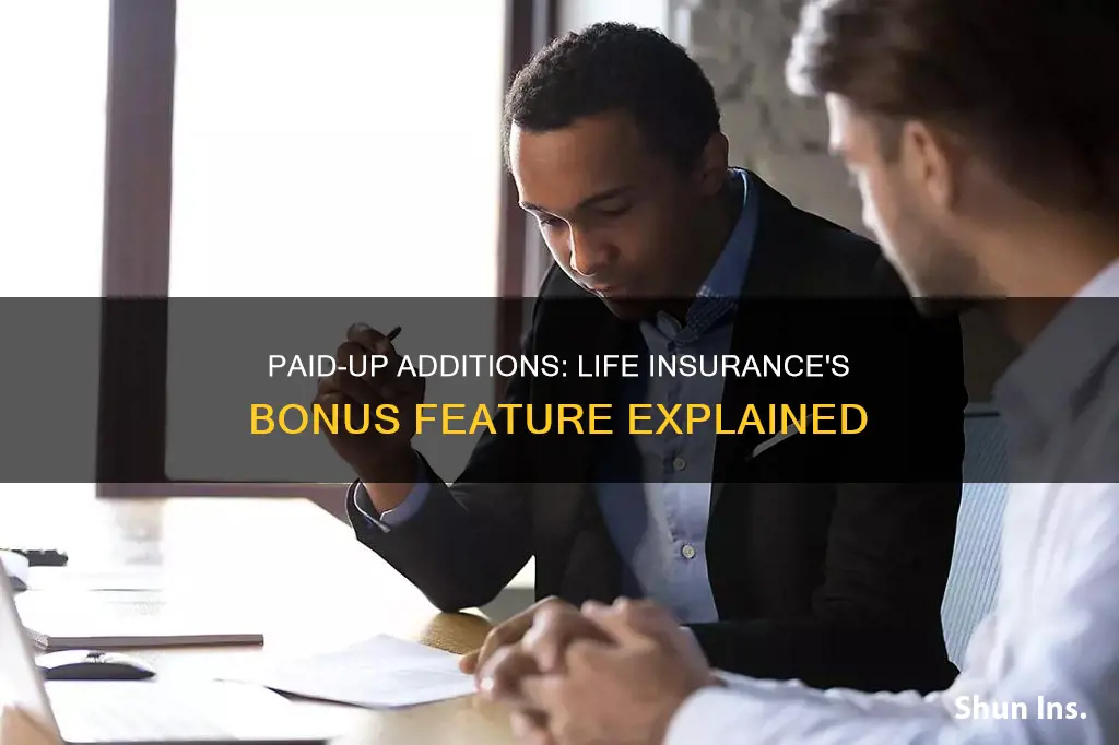 what are paid up additions in life insurance