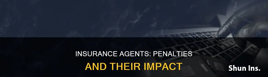 what are penalties for insurance agents