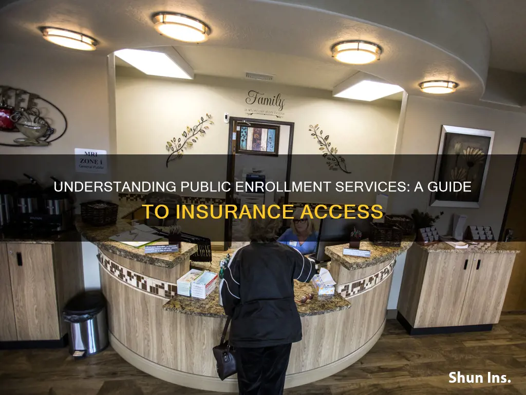 what are public enrollment services in insurance