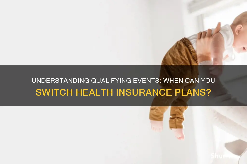 what are qualifying events for switching health insurance