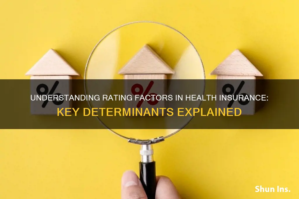 what are rating factors in health insurance