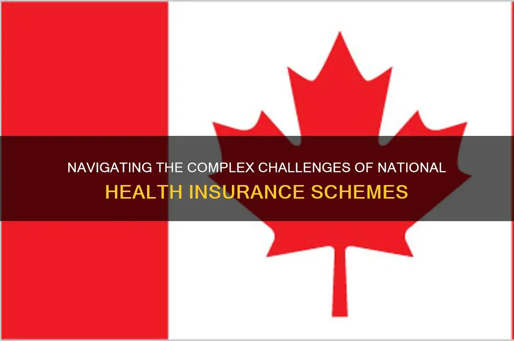 what are the challenges of national health insurance scheme