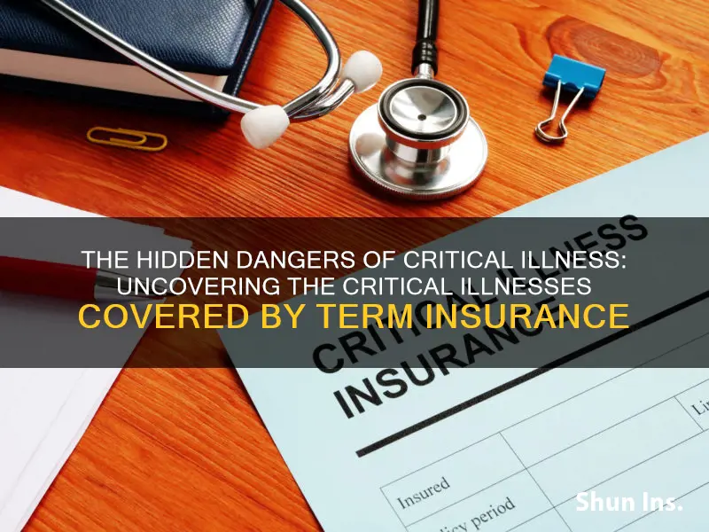 what are the critical illness comes in term insurance