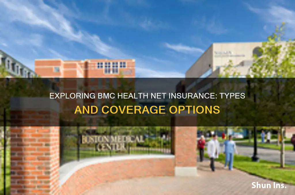 what are the different types of bmc health net insurance