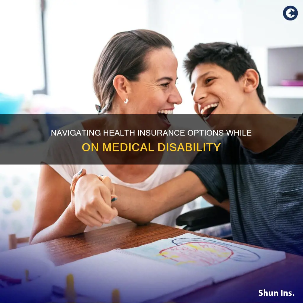 what are the health insurance options if on medical disability