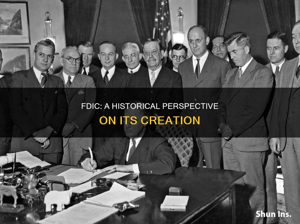 what are the historical circumstances of federal deposit insurance corporation