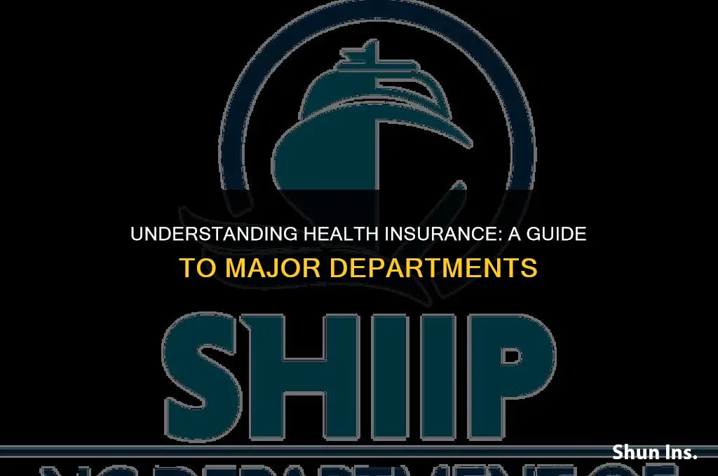 what are the major departments in health insurance