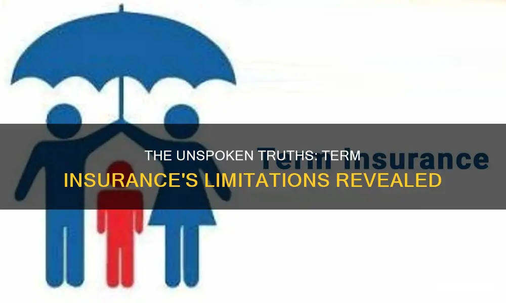 what are the major limitations of term insurance