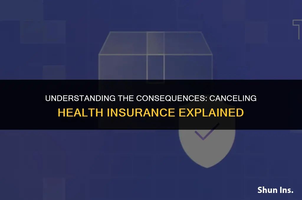 what are the penalties for cancelleing health insurance