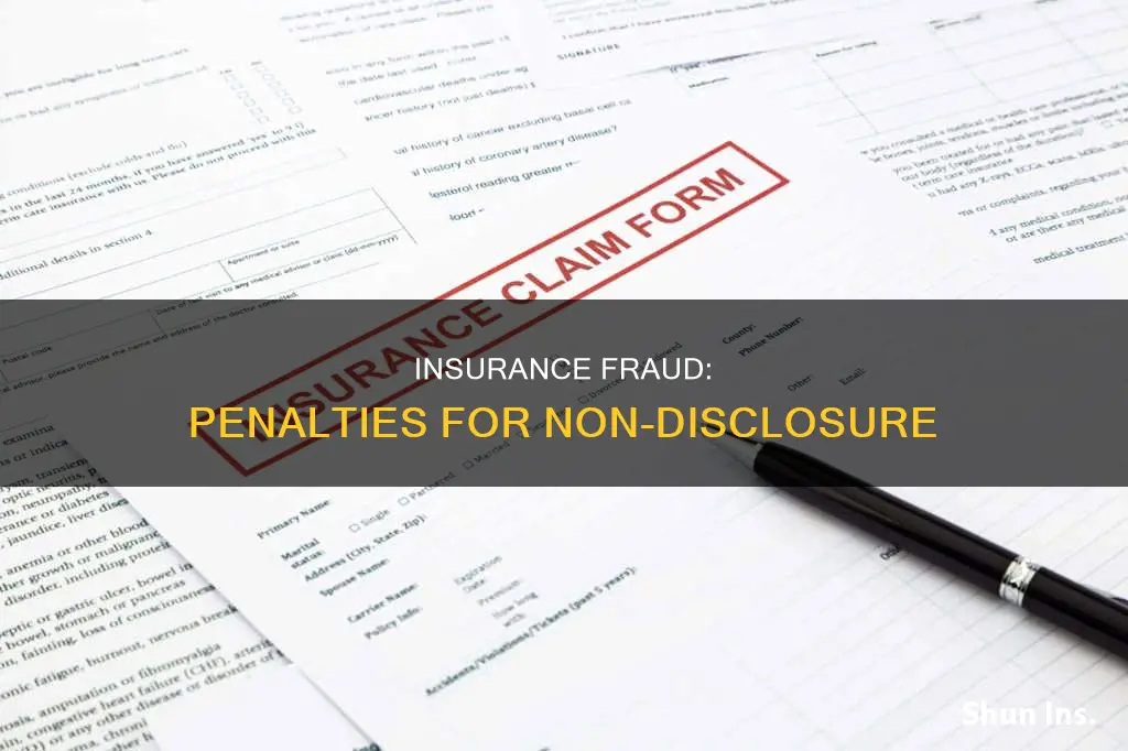 what are the penalties for not reporting insurance fraud