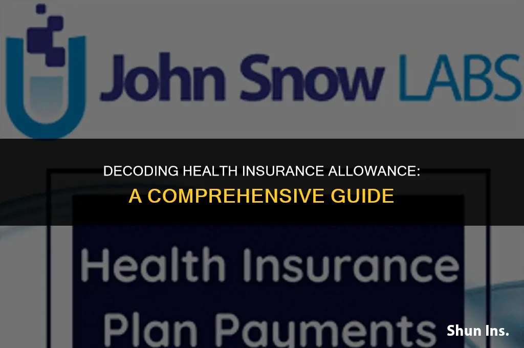 what are the rules for health insurance allowance