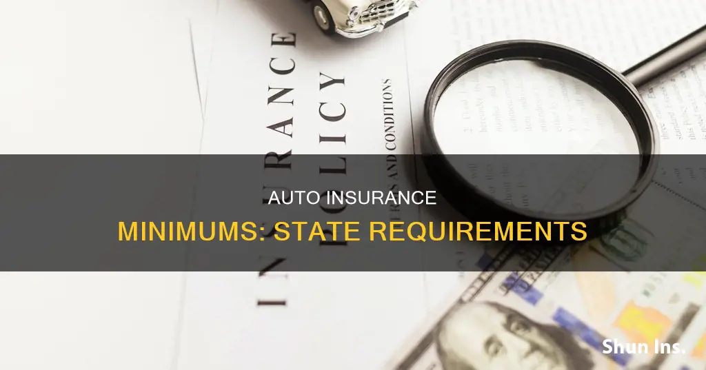 what are the state minimums for auto insurance