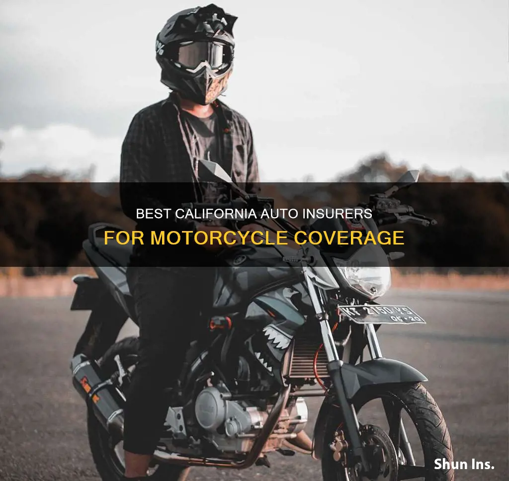 what auto insurance companies in California cover motorcycles