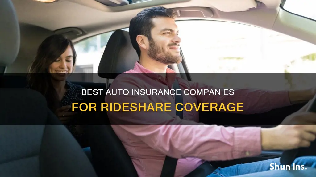 what auto insurance companies offer rideshare coverage