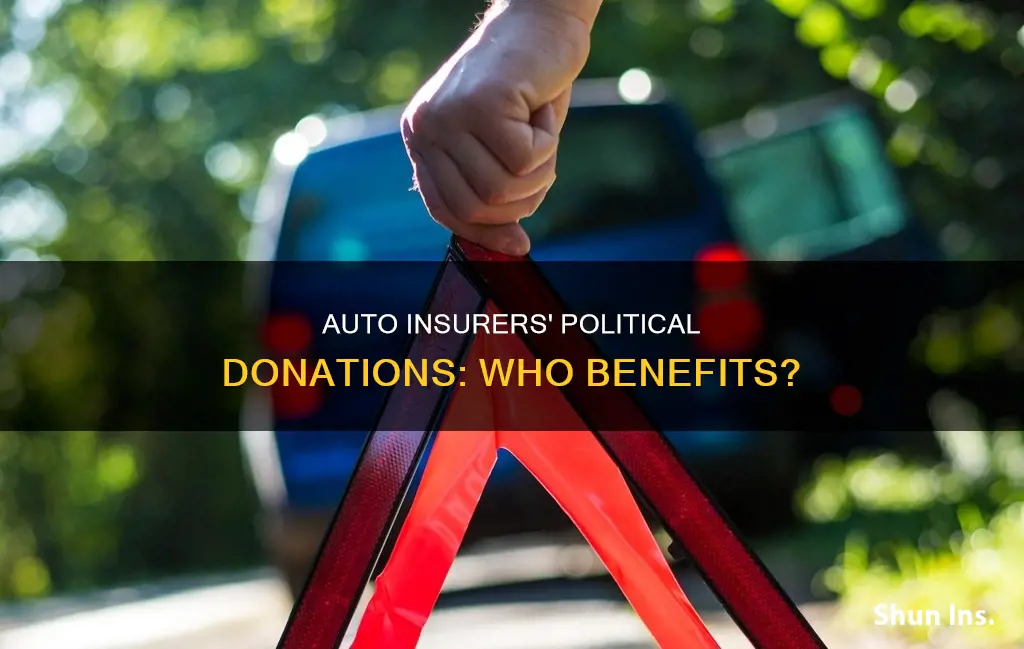 what auto insurance company donate to a political campaign