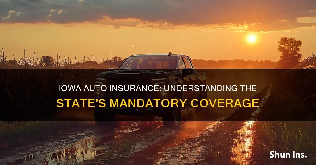 what auto insurance coverage does state of iowa require