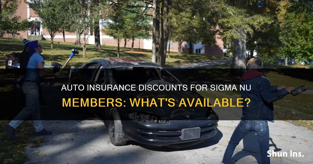 what auto insurance discount are available for sigma nu