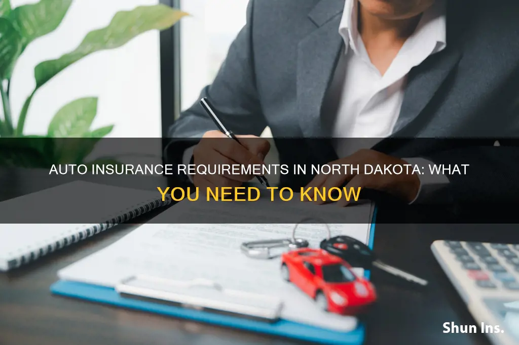 what auto insurance is required in north dakota