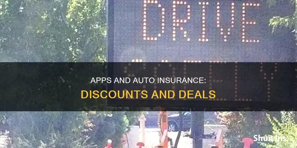 what auto insurance plans discount for apps