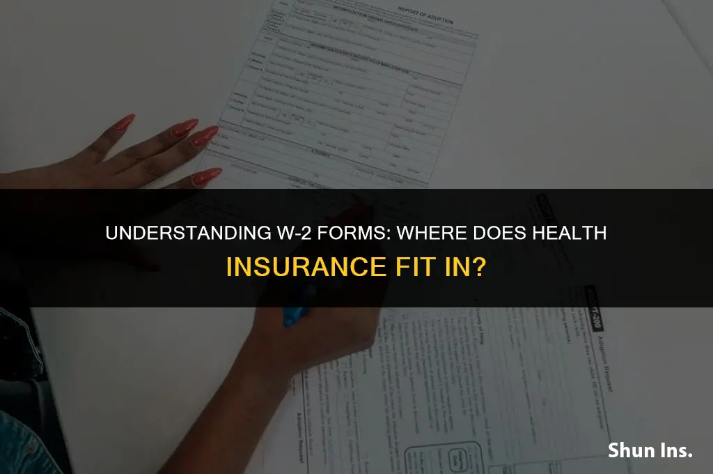 what box does health insurance go in on w2