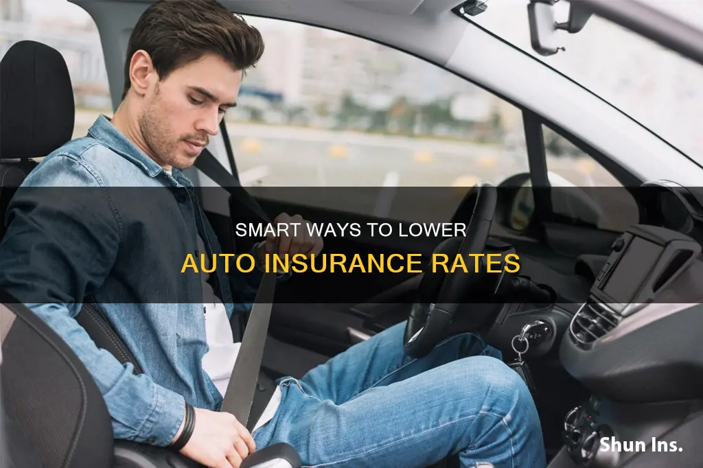 what can help auto insurance rates go down