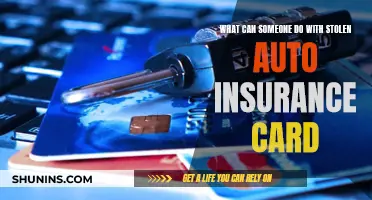 Stolen Auto Insurance Cards: Identity Theft and Fraud Risks