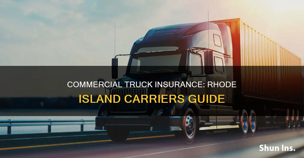 what carriers write commercial truck auto insurance in rhode island