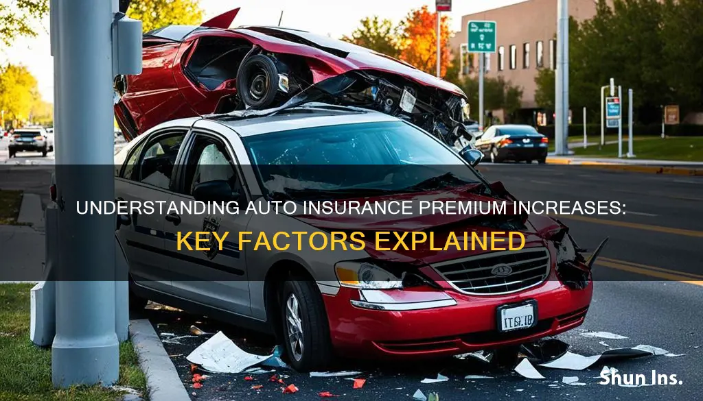 what causes auto insurance premiums to increase