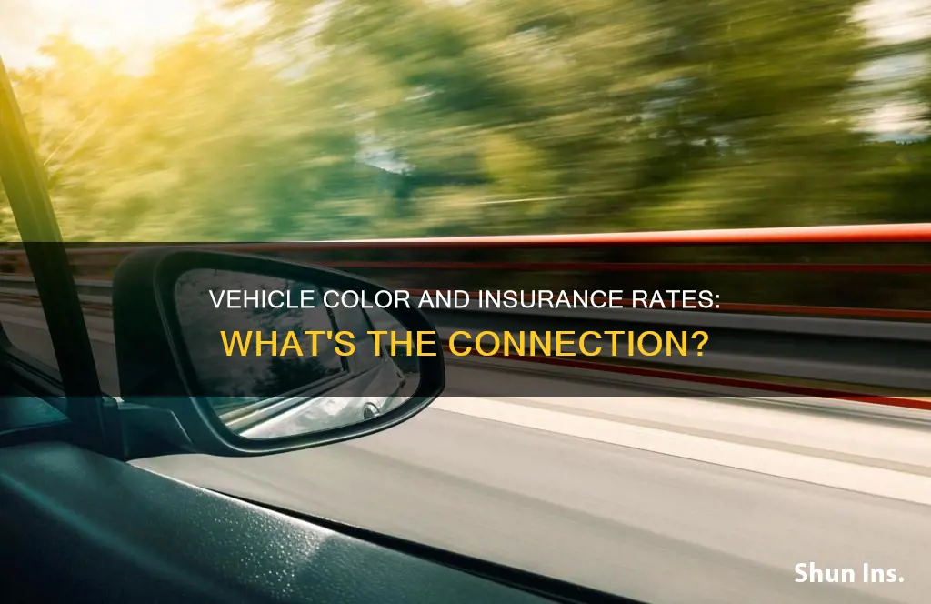 what color vehicles have higher insurance rates