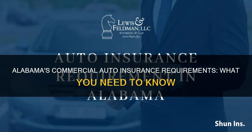 what commercial auto insurance is required in alabama