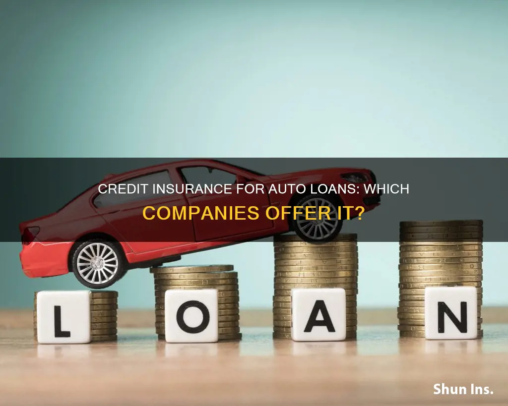 what companies offer credit insurance for an auto loan