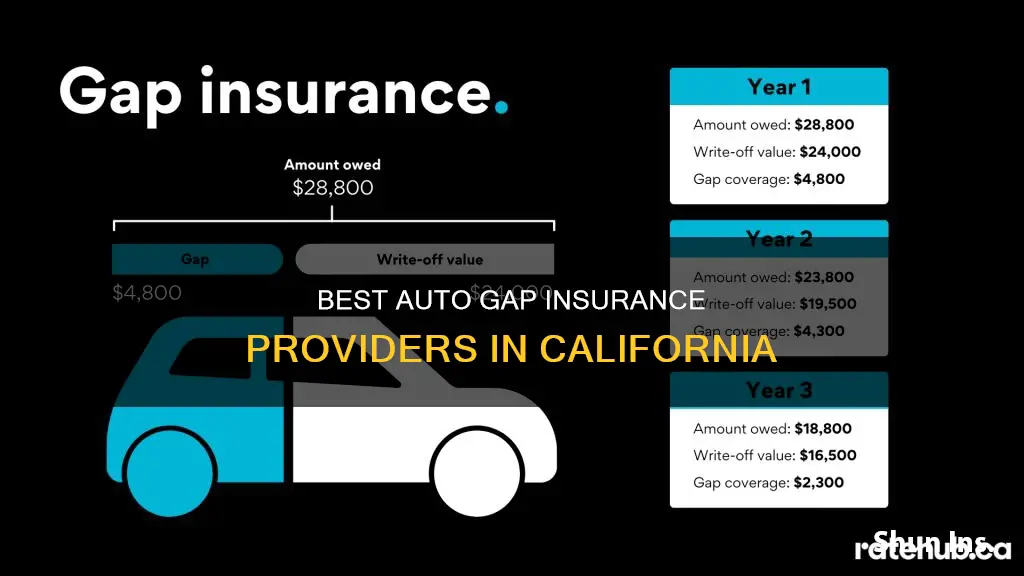 what companies provide auto gap insurance in California