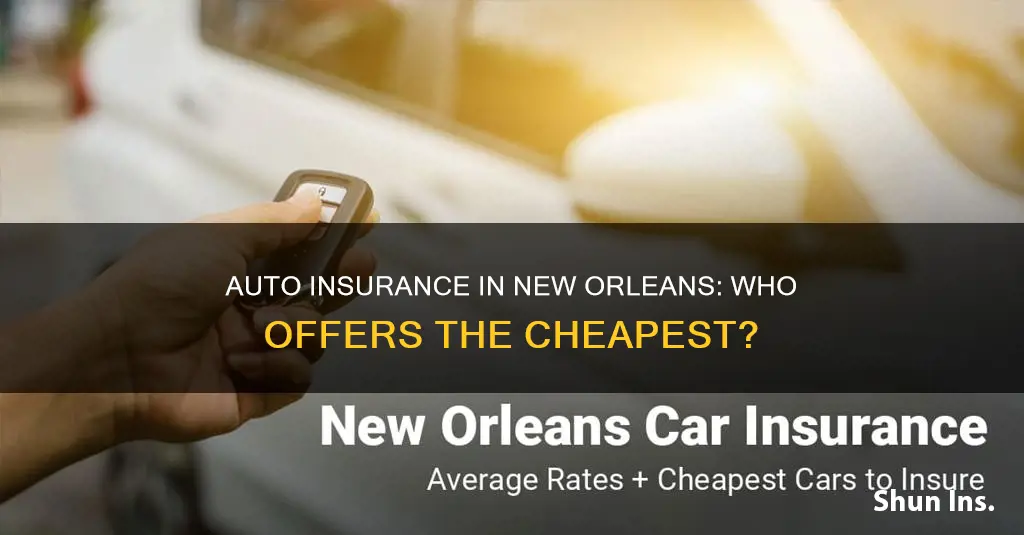 what company offers the cheapest auto insurance in new orleans