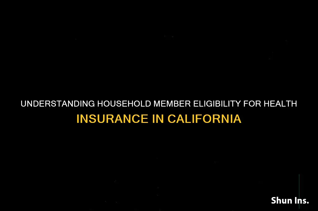 what counts as a household member health insurance california
