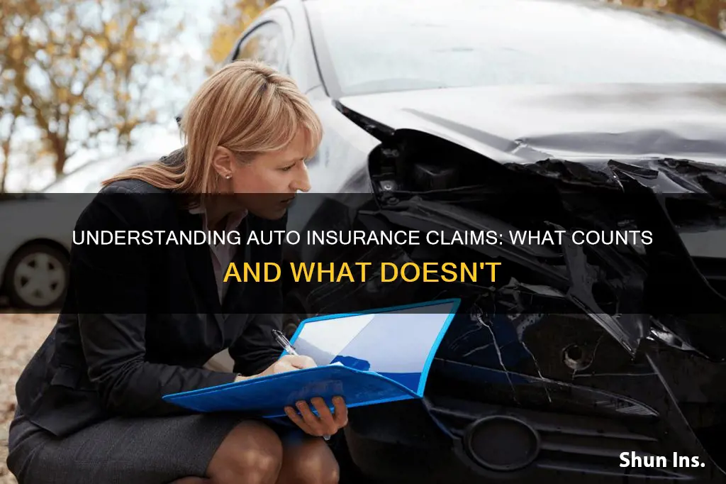 what counts as auto insurance claim