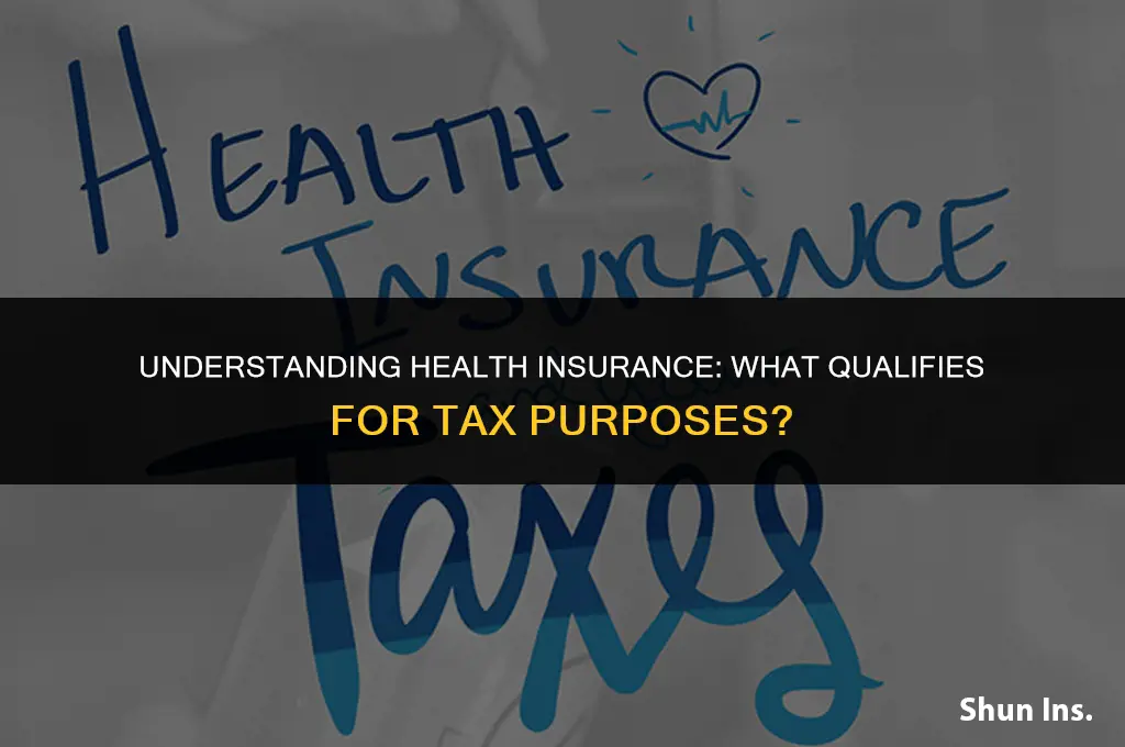 what counts as health insurance for taxes