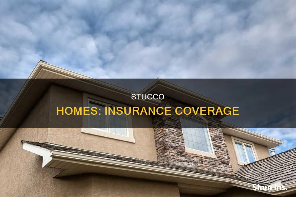 what counts as stucco for house in insurance