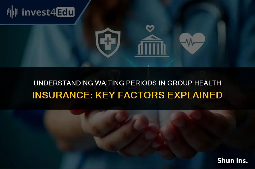 what determines waiting period group health insurance